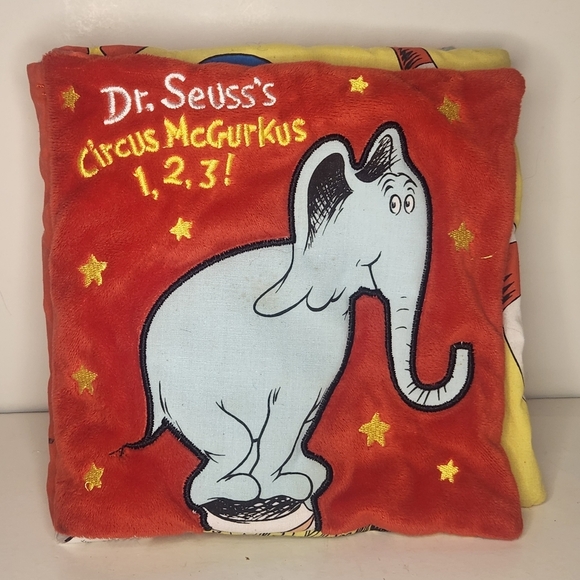 7” Dr. Seuss’s Circus McGurkus 1,2,3! Plush Toddler Book - Picture 1 of 11